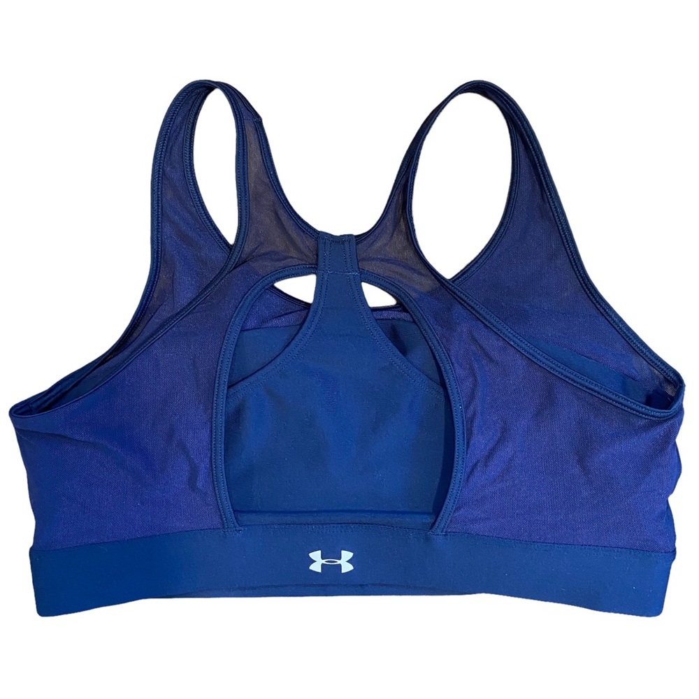 Under Armour Project Rock Racer Back Sports Bra - Picture 2 of 3